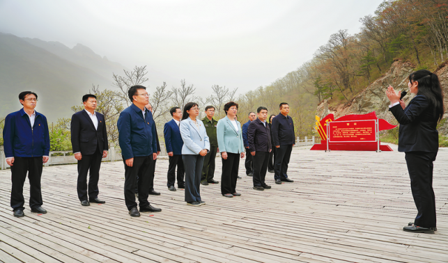 开展“牢记殷殷嘱托当好秦岭生态卫士”党性教育活动