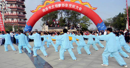 “香菊杯”千人太极拳表演之各代表队风采