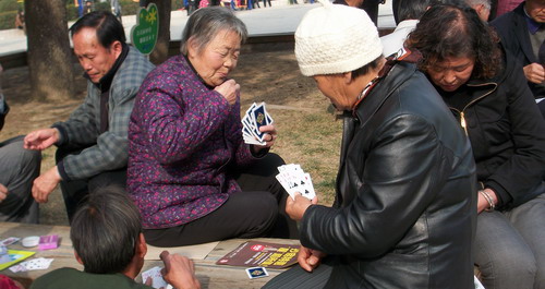 中心广场：老年人的精神港湾