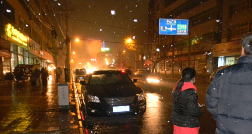 商州迎来今冬第一场雪