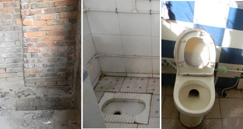 农村厕所换马桶 讲究卫生爱洁净