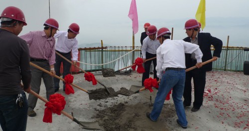 我市新一代多普勒天气雷达塔楼建设顺利封顶