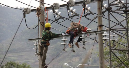 市区10KV南市9线开工建设