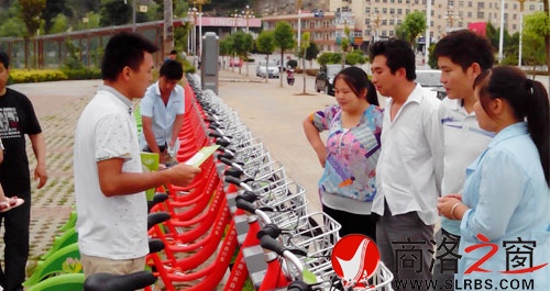 商洛市首个公共自行车绿道项目向市民开放