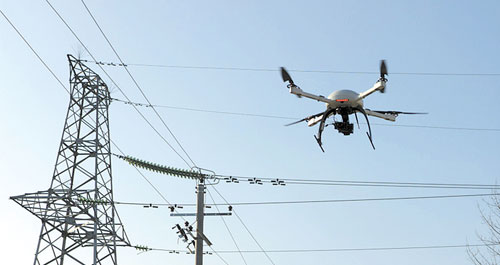 商洛无人机巡线首飞