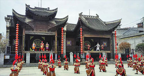 山阳县剧团精心打造实景剧