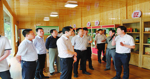 柞水组织人员学习老庵寺村等四村脱贫工作经验