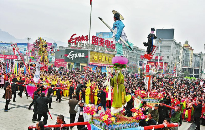 耍社火 闹元宵