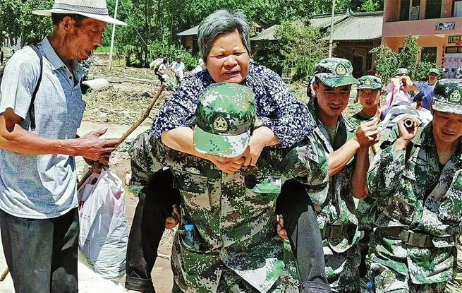 灾难无情人有情