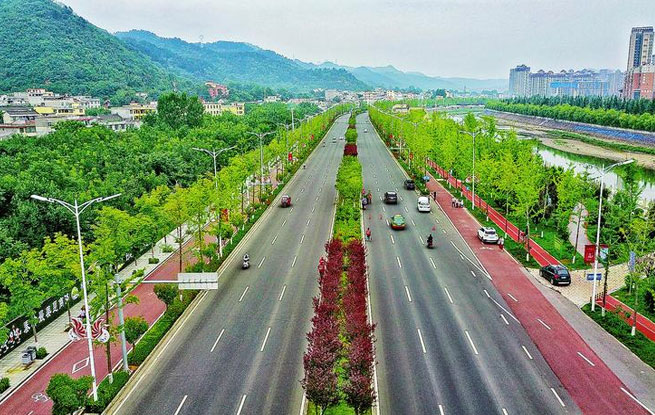 生态绿廊商鞅大道