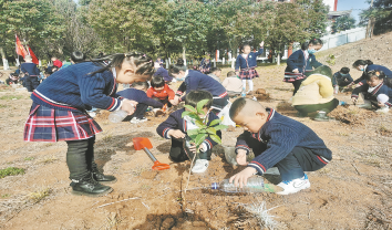 添绿护苗 托举希望