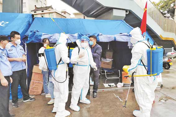 向疫而行 筑起社区疫情防控坚固堡垒