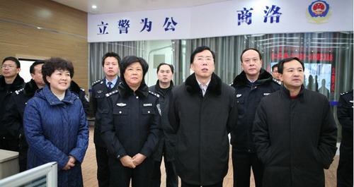 市委书记魏增军莅临市公安局看望慰问公安民警