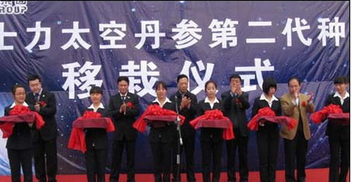 天士力集团在商洛举行太空丹参种苗移栽仪式(图)