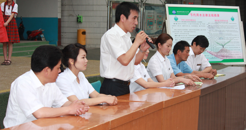 节水宣传活动走进城关小学
