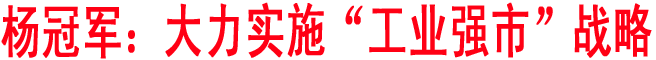 大力实施“工业强市”战略 扎实推动工业经济率先发展