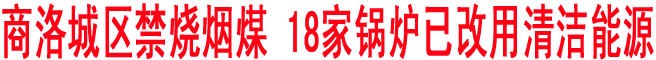 商洛城区禁烧烟煤 18家锅炉已改用清洁能源