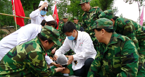 商洛各地举行防灾应急演练