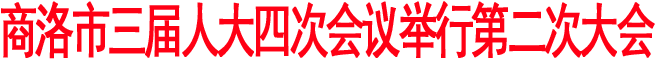 商洛市三届人大四次会议举行第二次大会