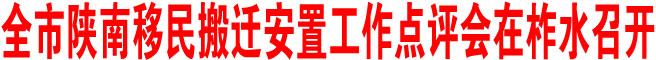 全市陕南移民搬迁安置工作点评会在柞水召开
