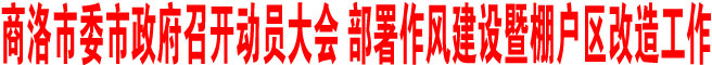 部署作风建设暨棚户区改造工作