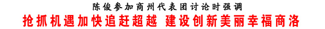 抢抓机遇加快追赶超越 建设创新美丽幸福商洛