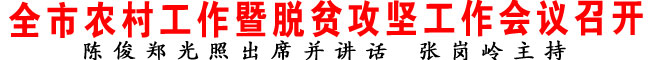 全市农村工作暨脱贫攻坚工作会议召开
