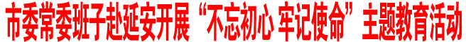 市委常委班子赴延安开展“不忘初心 牢记使命”主题教育活动