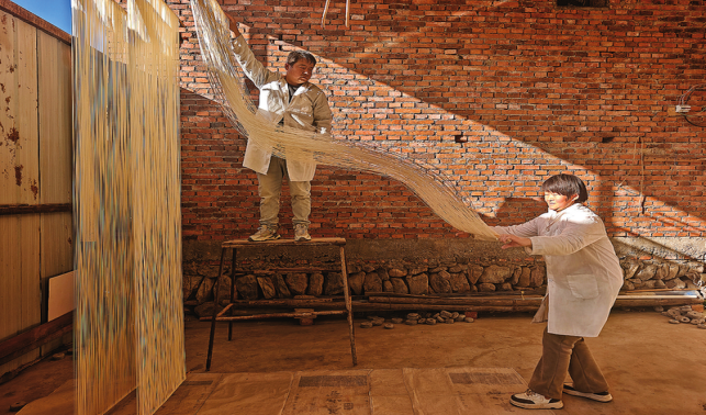 “无声”空心挂面