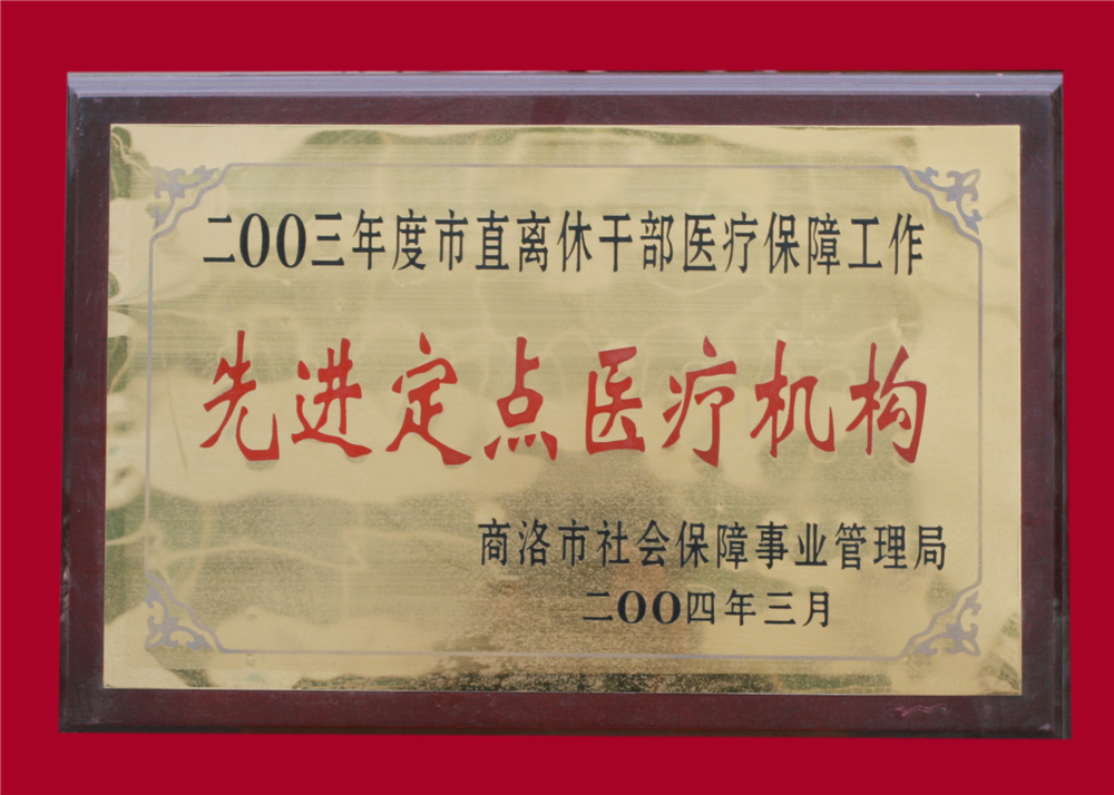 先进定点医疗机构