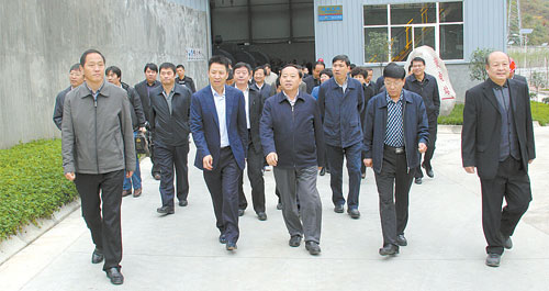 全市重大项目建设现场观摩会进入第二天