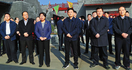 全市重大项目建设现场观摩会在商州商洛高新区进行观摩