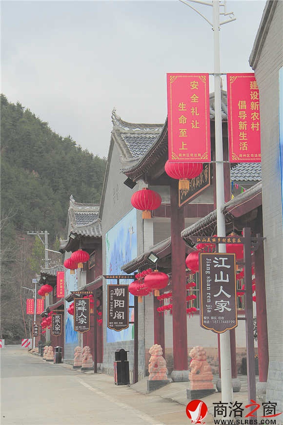 由多种景致装点的农家乐集群