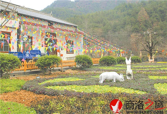 坐落于田园风光中的农家小院，别有一番诗情画意。