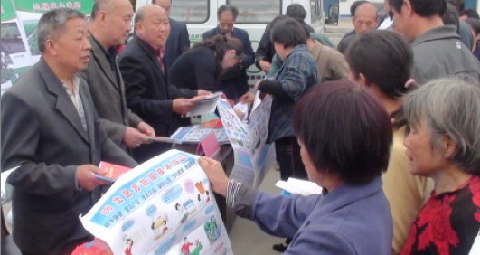 商南县农业科技直通车“送经”到王家庄村