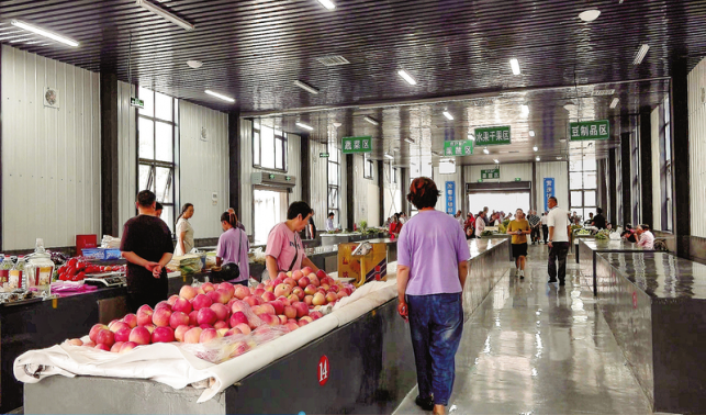 农贸市场换新颜“菜篮子”拎出幸福感