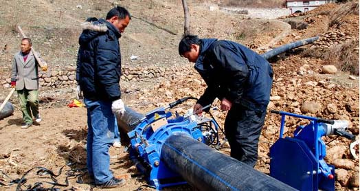 洛南实施城区管网改造工程