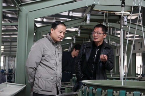 张盈安督导检查工业园区建设