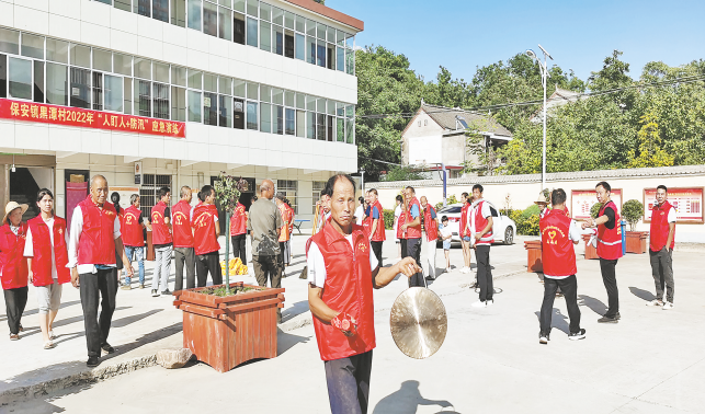 保安镇举办防汛应急演练