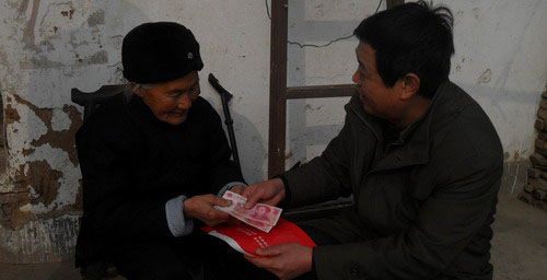 商南真情关爱高龄老人