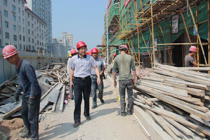 洛南县住建局开展第二季度安全生产大检查