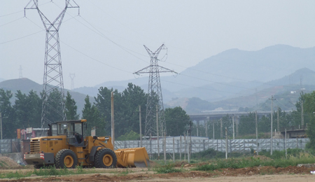 商山铁路物流园项目正在加紧建设