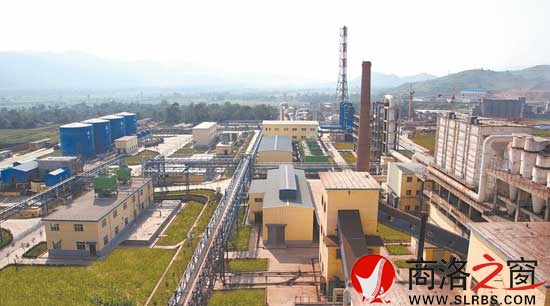 园区内的商洛炼锌厂已成为循环发展的典范