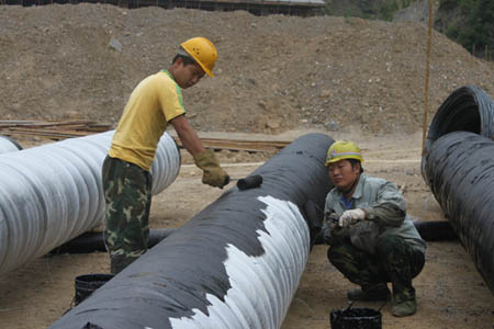 山阳县城污水处理厂主体工程近日完工