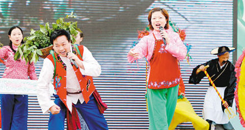 秧歌大鼓山水韵 最美不过是商南