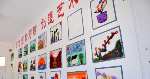 镇安二中乡土艺术进课堂