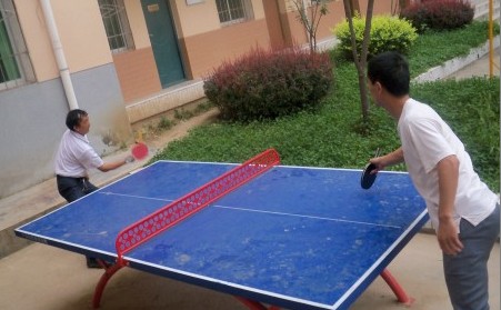 柞水柴庄镇举办全体干部“乒乓球”友谊赛