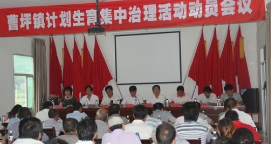 柞水县曹坪镇积极开展夏季计划生育集中治理