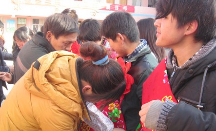 洛南永丰欢送新兵入伍