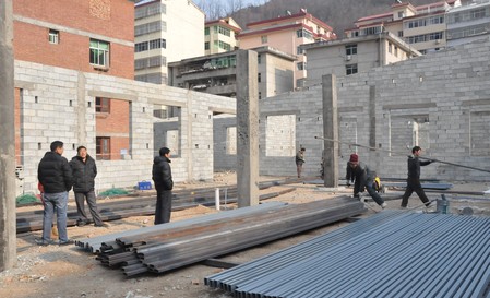 柞水规模最大农贸市场正在建设中